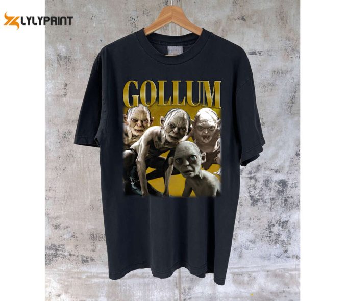 Limited Gollum T-Shirt Gollum Shirt Gollum Tees Gollum Sweater Vintage Movie Vintage T-Shirt Classic Movie Birthday Gifts 1