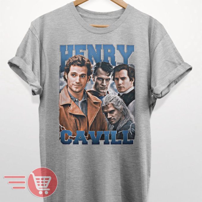 Limited Henry Cavill Vintage T-Shirt, Gift For Women And Man Unisex T-Shirt 2