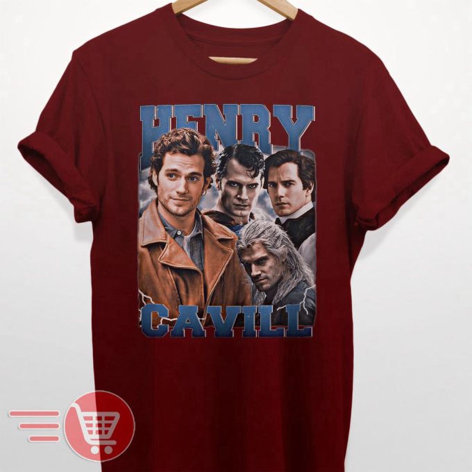 Limited Henry Cavill Vintage T-Shirt, Gift For Women And Man Unisex T-Shirt 3