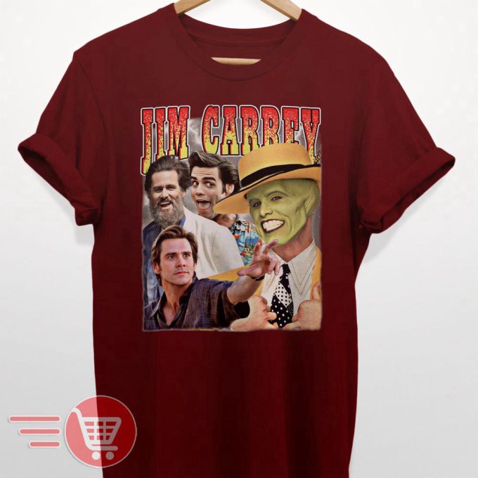 Limited Jim Carrey Vintage T-Shirt Gift For Women And Man Unisex T-Shirt 3