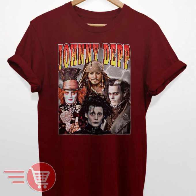 Limited Johnny Depp Vintage T-Shirt, Gift For Women And Man Unisex T-Shirt