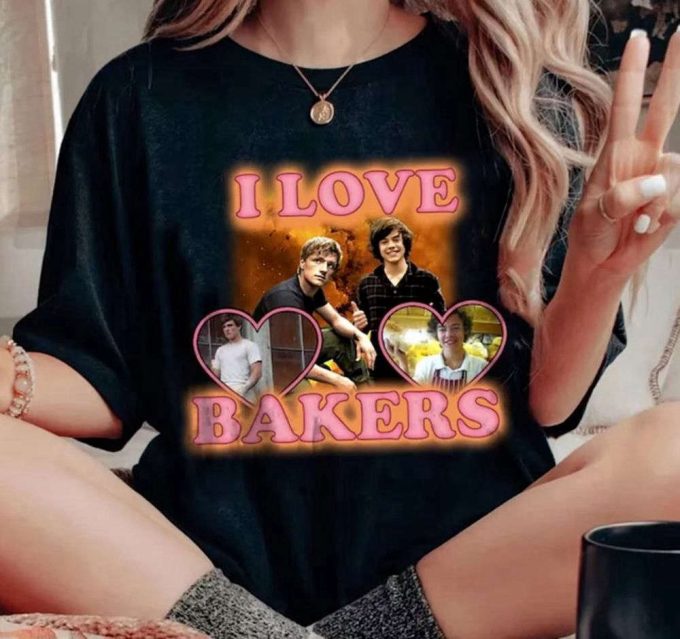 Limited Peeta Mellark Vintage T-Shirt - Harry I Love Baker S Heart Sweatshirt 1