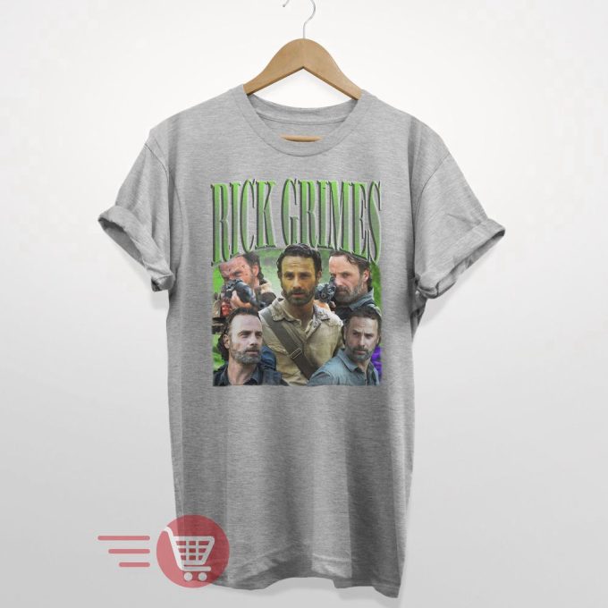 Limited Rick Grimes Vintage T-Shirt, Gift For Women And Man Unisex T-Shirt 2