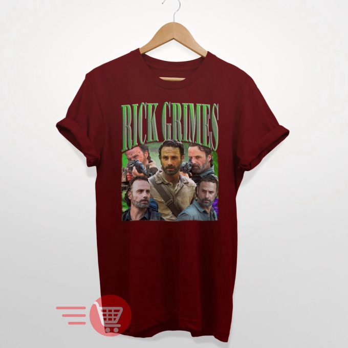 Limited Rick Grimes Vintage T-Shirt, Gift For Women And Man Unisex T-Shirt 3