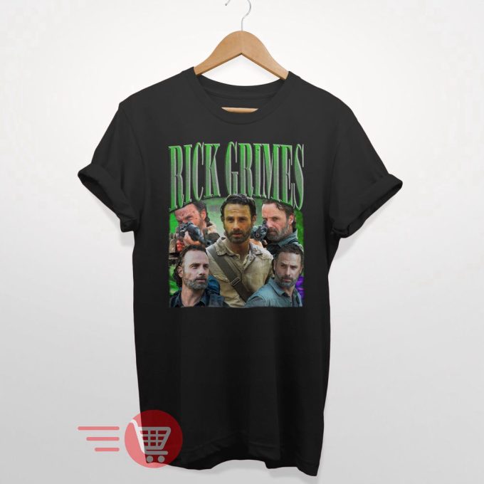 Limited Rick Grimes Vintage T-Shirt, Gift For Women And Man Unisex T-Shirt 1