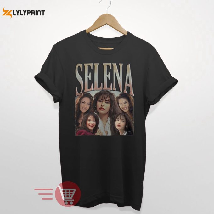 Limited Selena Vintage T-Shirt Gift For Women And Man Unisex T-Shirt 1