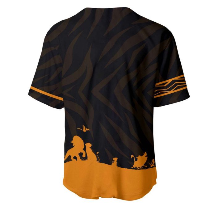 Lion King Iconic Scene Disney Custom Baseball Jersey 3
