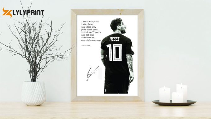 Lionel Messi Argentina National Team Poster, Lionel Messi Poster 2