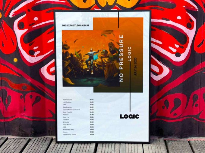 Logic &Quot;No Pressure&Quot; Album Cover Poster 2