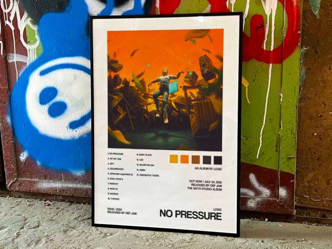 Logic &Quot;No Pressure&Quot; Album Cover Poster 3