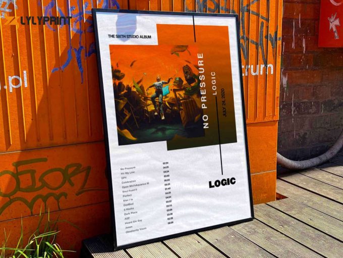 Logic &Amp;Quot;No Pressure&Amp;Quot; Album Cover Poster 1
