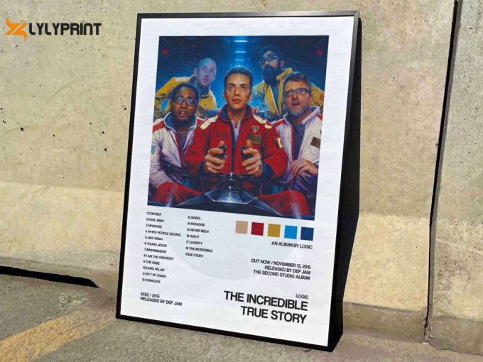 Logic &Amp;Quot;The Incredible True Story&Amp;Quot; Album Cover Poster 1