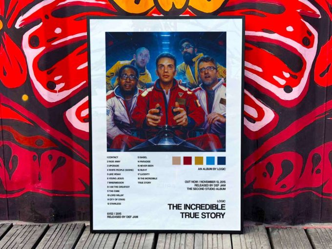 Logic &Quot;The Incredible True Story&Quot; Album Cover Poster 2