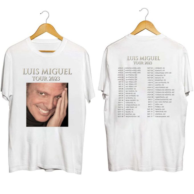 Luis Miguel Tour 2023 Shirt: Fan Concert Shirt &Amp; Gift 2