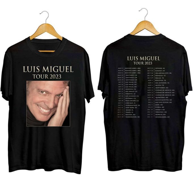 Luis Miguel Tour 2023 Shirt: Fan Concert Shirt &Amp;Amp; Gift 1