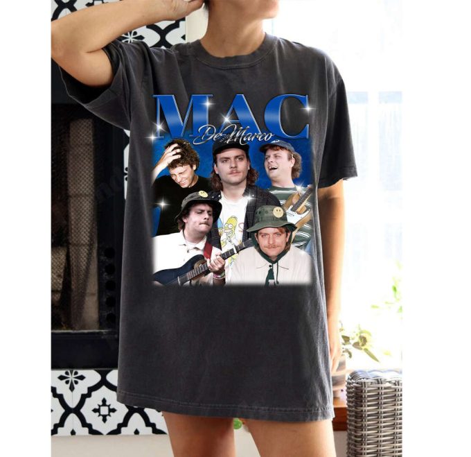 Mac Demarco T-Shirt Mac Demarco Shirt Mac Demarco Tees Mac Demarco Sweater Character Shirt Casual T-Shirt Shirt Adult T-Shirt 2