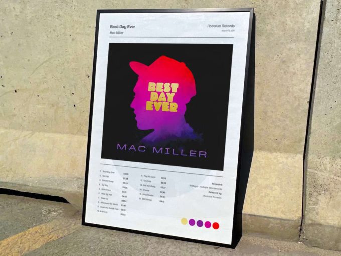 Mac Miller&Quot;S &Quot;Best Day Ever&Quot; Album Cover Poster 8