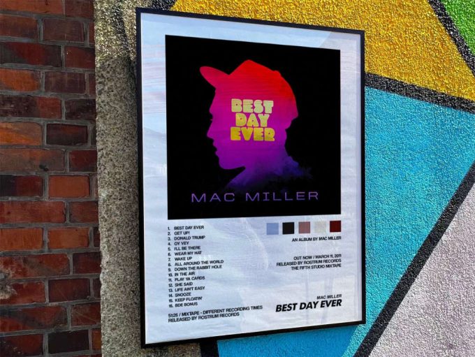 Mac Miller&Quot;S &Quot;Best Day Ever&Quot; Album Cover Poster 9