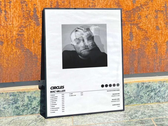 Mac Miller&Quot;S &Quot;Circles&Quot; Album Cover Poster 4
