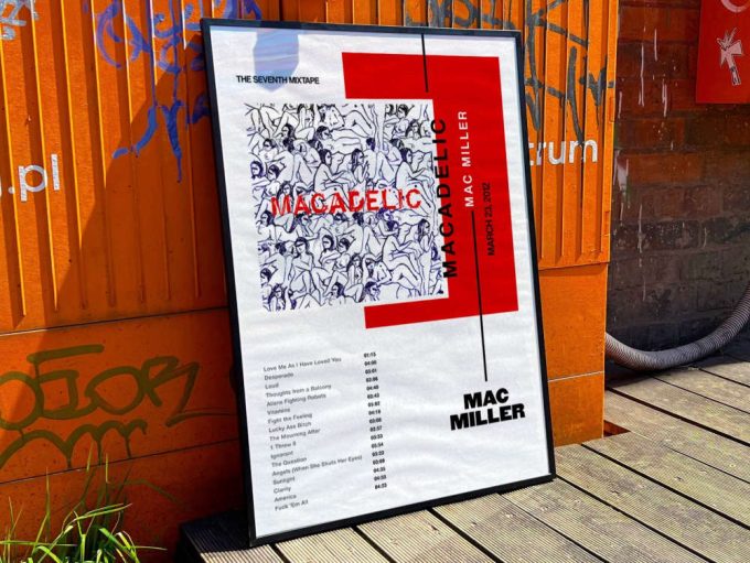 Mac Miller&Quot;S &Quot;Macadelic&Quot; Album Cover Poster 2