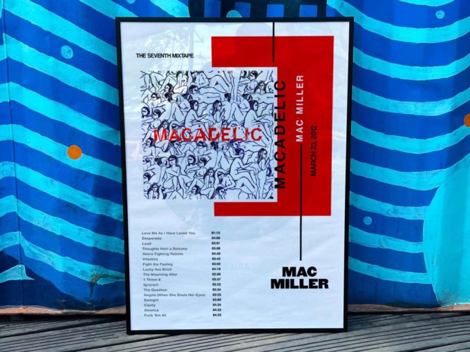 Mac Miller&Quot;S &Quot;Macadelic&Quot; Album Cover Poster 6