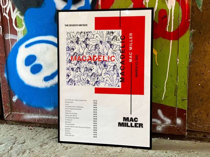 Mac Miller&Quot;S &Quot;Macadelic&Quot; Album Cover Poster 7