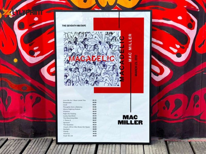 Mac Miller&Amp;Quot;S &Amp;Quot;Macadelic&Amp;Quot; Album Cover Poster 1