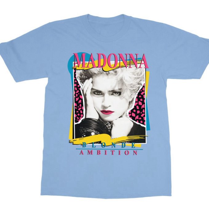 Madonna Blonde Ambition Unisex T-Shirt, Vtg 90S Madonna Concert Shirt, Blonde Ambition Tour Shirt, Great Gift For Fan 4