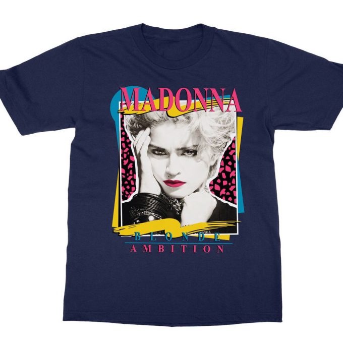 Madonna Blonde Ambition Unisex T-Shirt, Vtg 90S Madonna Concert Shirt, Blonde Ambition Tour Shirt, Great Gift For Fan 5