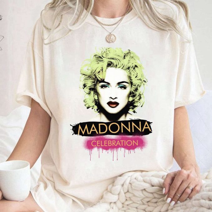 Madonna The Celebration Graphic Tour 2023 T-Shirt Sweatshirt, Madonna Concert 2023 Shirt, Queen Of Pop Lover Gift, Gift For Christmas 2