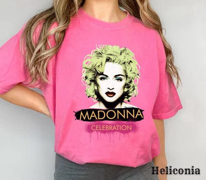 Madonna The Celebration Graphic Tour 2023 T-Shirt Sweatshirt, Madonna Concert 2023 Shirt, Queen Of Pop Lover Gift, Gift For Christmas 4