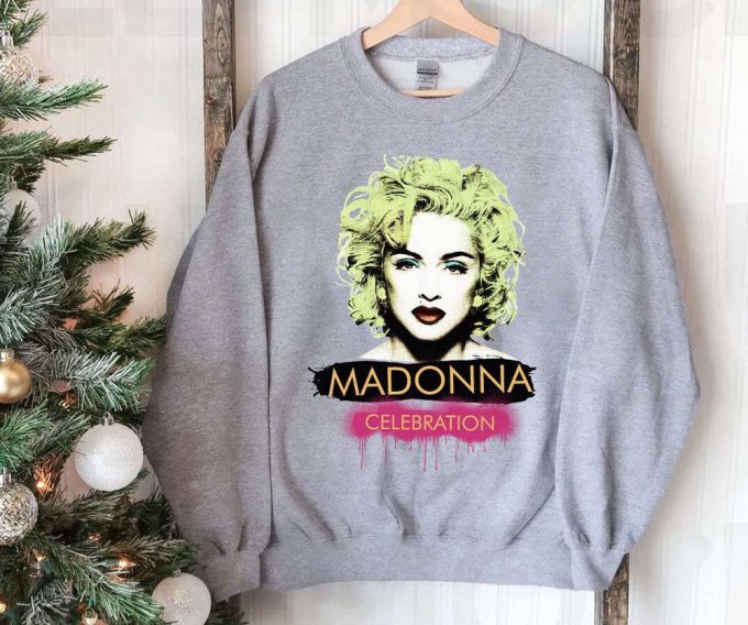 Madonna The Celebration Graphic Tour 2023 T-Shirt Sweatshirt, Madonna Concert 2023 Shirt, Queen Of Pop Lover Gift, Gift For Christmas 6