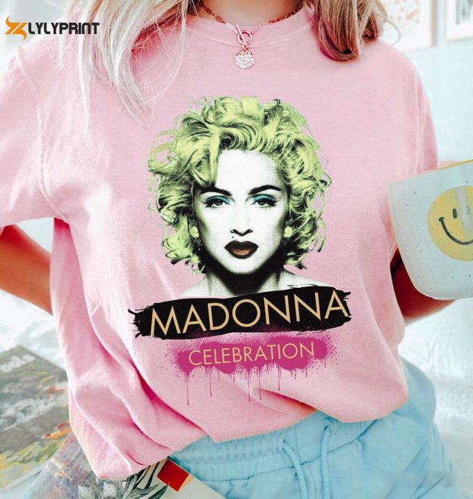 Madonna The Celebration Graphic Tour 2023 T-Shirt Sweatshirt, Madonna Concert 2023 Shirt, Queen Of Pop Lover Gift, Gift For Christmas 1