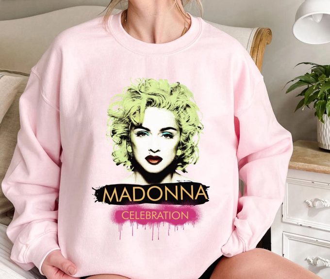 Madonna The Celebration Graphic Tour 2023 T-Shirt Sweatshirt, Madonna Concert 2023 Shirt, Queen Of Pop Lover Gift, Gift For Christmas 8