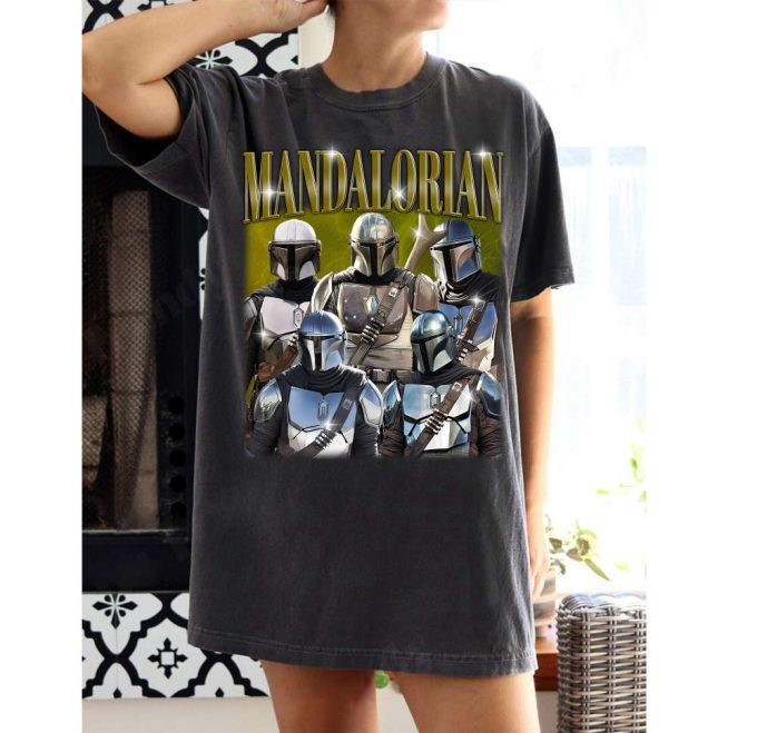 Mandalorian T-Shirt Mandalorian Shirt Mandalorian Tees Mandalorian Sweater Famous Shirt Casual T-Shirt Shirt Adult T-Shirt 2