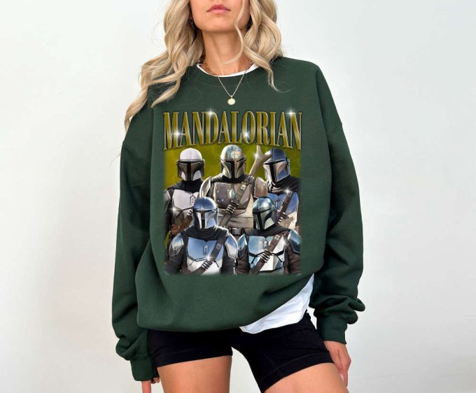 Mandalorian T-Shirt Mandalorian Shirt Mandalorian Tees Mandalorian Sweater Famous Shirt Casual T-Shirt Shirt Adult T-Shirt 4