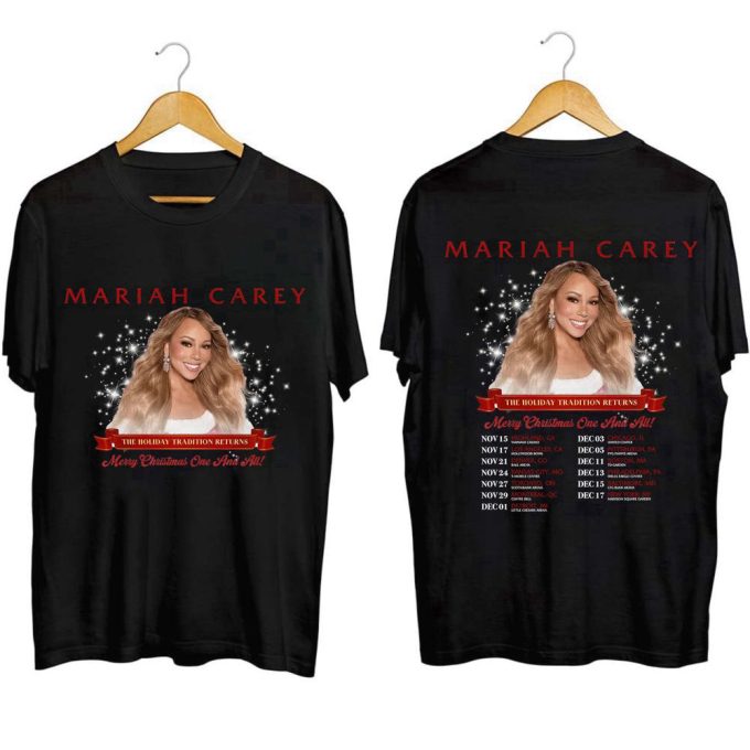 Mariah Carey Merry Christmas Tour 2023 T-Shirt - Perfect Gift For Fans 3