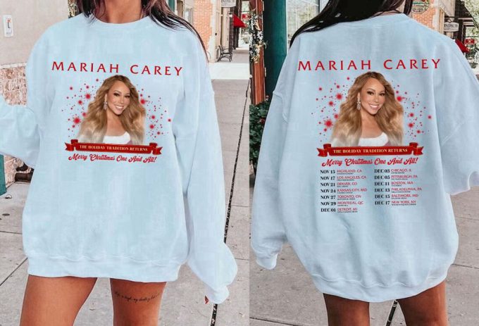 Mariah Carey Merry Christmas Tour 2023 T-Shirt - Perfect Gift For Fans 6
