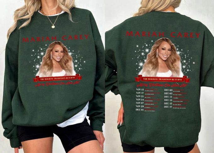 Mariah Carey Merry Christmas Tour 2023 T-Shirt - Perfect Gift For Fans 7