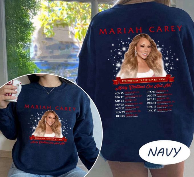 Mariah Carey Merry Christmas Tour 2023 T-Shirt - Perfect Gift For Fans 8