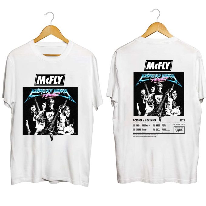 Mcfly Power To Play Tour 2023 Shirt: Engaging Fan Concert Tee 2