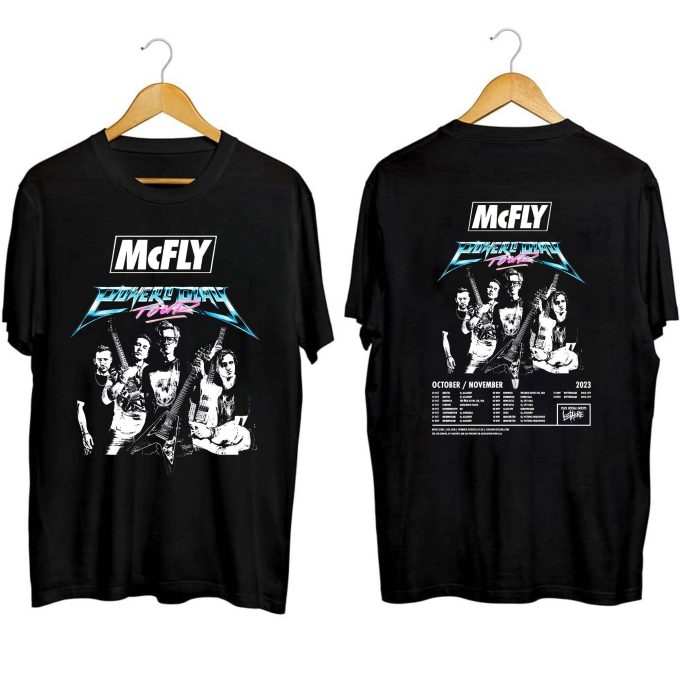 Mcfly Power To Play Tour 2023 Shirt: Engaging Fan Concert Tee 1