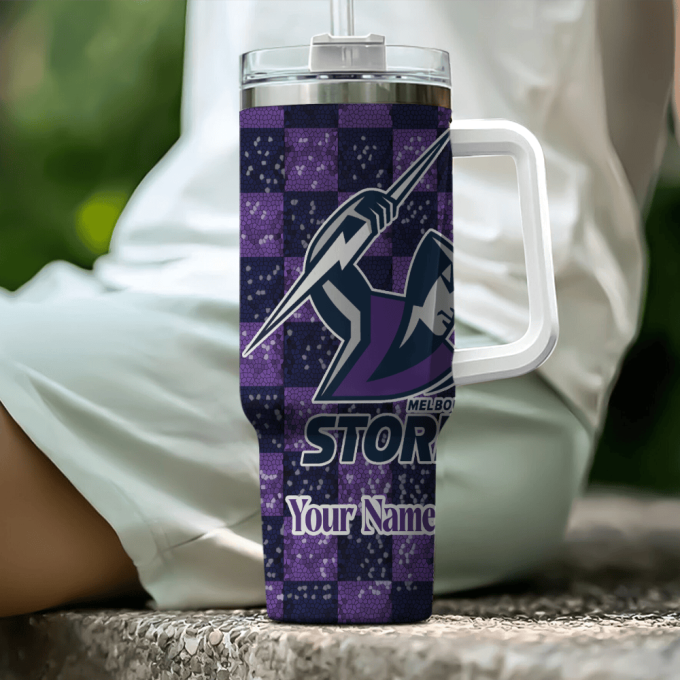 Melbourne Storm Nrl Personalized Stanley Tumbler 40Oz 2