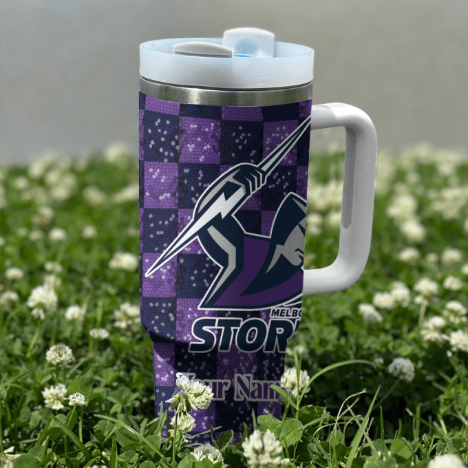 Melbourne Storm Nrl Personalized Stanley Tumbler 40Oz 3