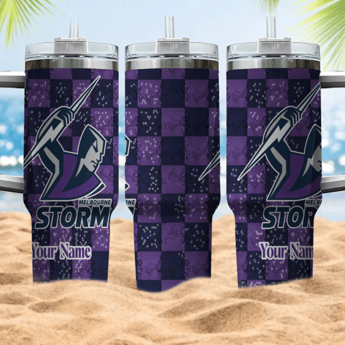 Melbourne Storm Nrl Personalized Stanley Tumbler 40Oz 4