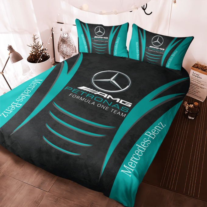 Mercedes Amg Petronas Duvet Cover Bedding Set Gift For Fans 2024 Bd435 5