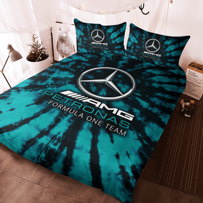 Mercedes-Amg Petronas F1 Duvet Cover Bedding Set Gift For Fans 2024 Bd442 4