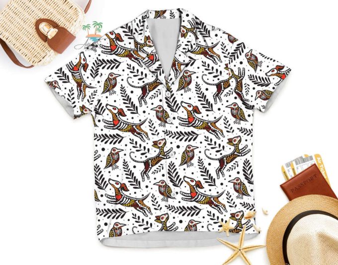 Mexican Cat Day Of The Dead Hawaiian Shirt 6