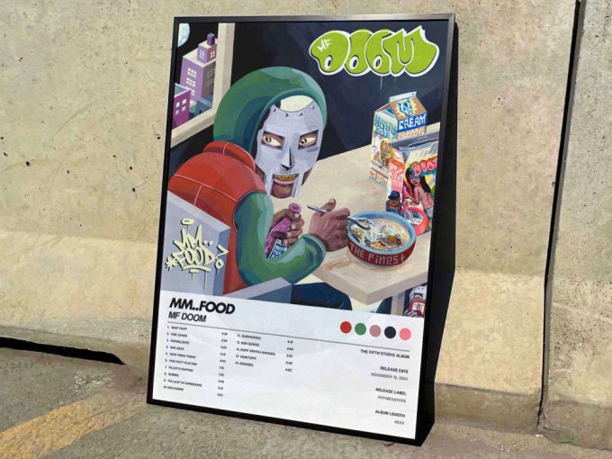 Mf Doom &Quot;Mm Food&Quot; Album Cover Poster #6 3