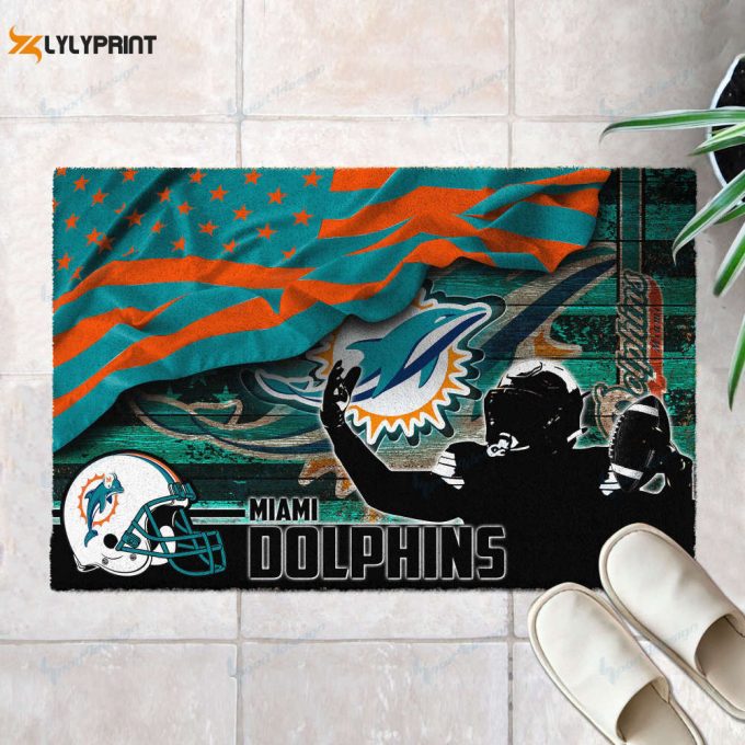 Miami Dolphins Doormat 1